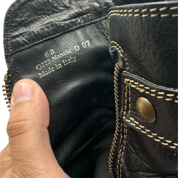 Coach Nancie Black Leather Booties Size 6 - Picture 10 of 16
